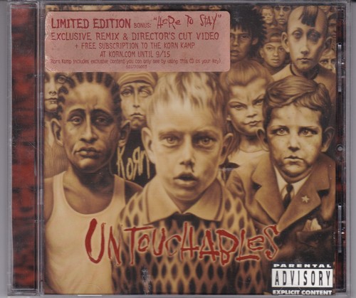 Korn untouchables cd - korn,